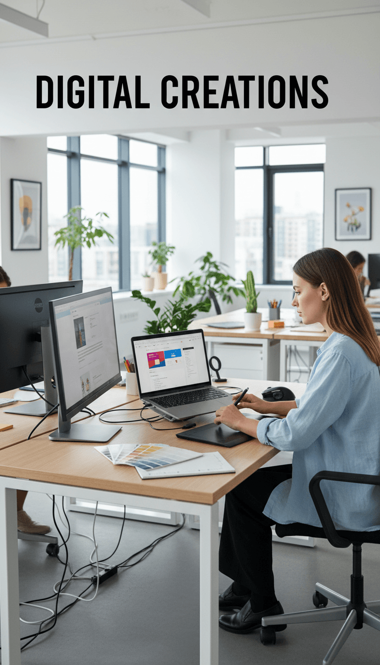 Tobias Khamyod arbeitet an einer modernen Website für ein lokales Unternehmen